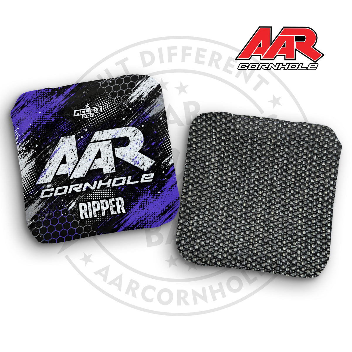 2027 AAR Ripper Cornhole Bags - Halftone Grunge Edition - ACL Pro Stamped - SET OF 4