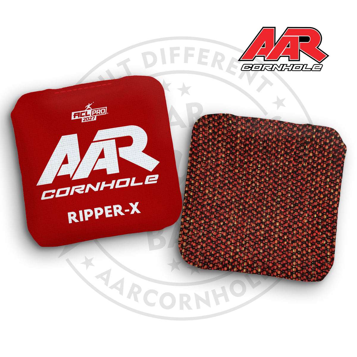 2027 AAR Ripper-X Cornhole Bags - Broadcast Edition - ACL Pro Stamped - SET OF 4
