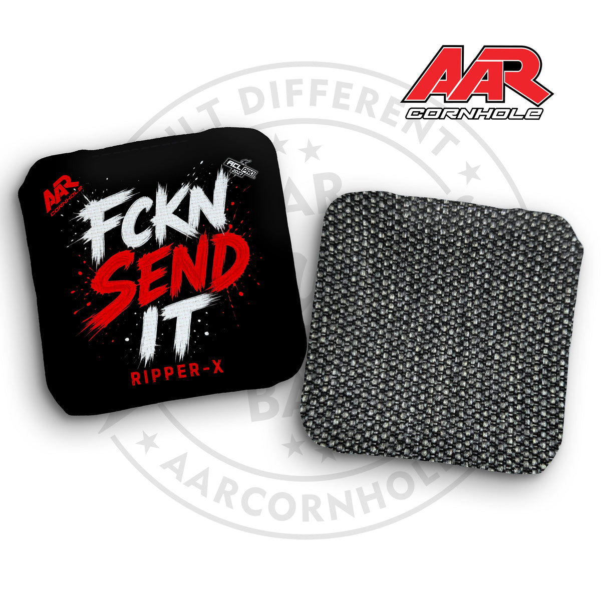 2027 AAR Ripper-X Cornhole Bags - FCKN SEND IT Edition - ACL Pro Stamped - SET OF 4
