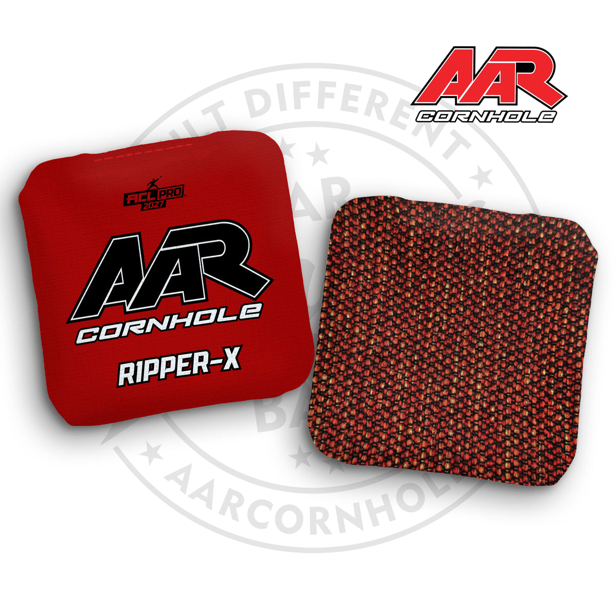 2027 AAR Ripper-X Cornhole Bags - Solid Edition - ACL Pro Stamped - SET OF 4