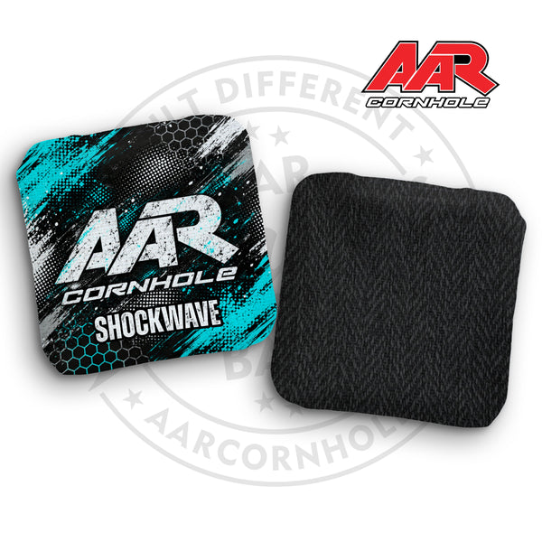 2027 AAR Shockwave Cornhole Bags - Halftone Grunge Edition - ACL Pro Stamped - SET OF 4