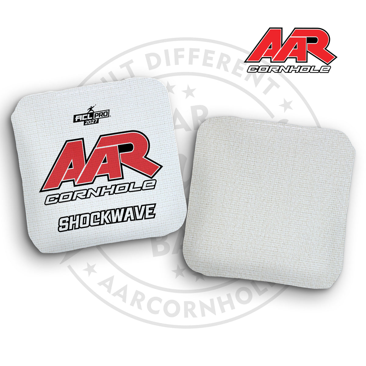 2027 AAR Shockwave Cornhole Bags - Solid Edition - ACL Pro Stamped - SET OF 4