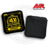 2027 AAR Shockwave Cornhole Bags - World Champ Singles Edition - ACL Pro Stamped - SET OF 4