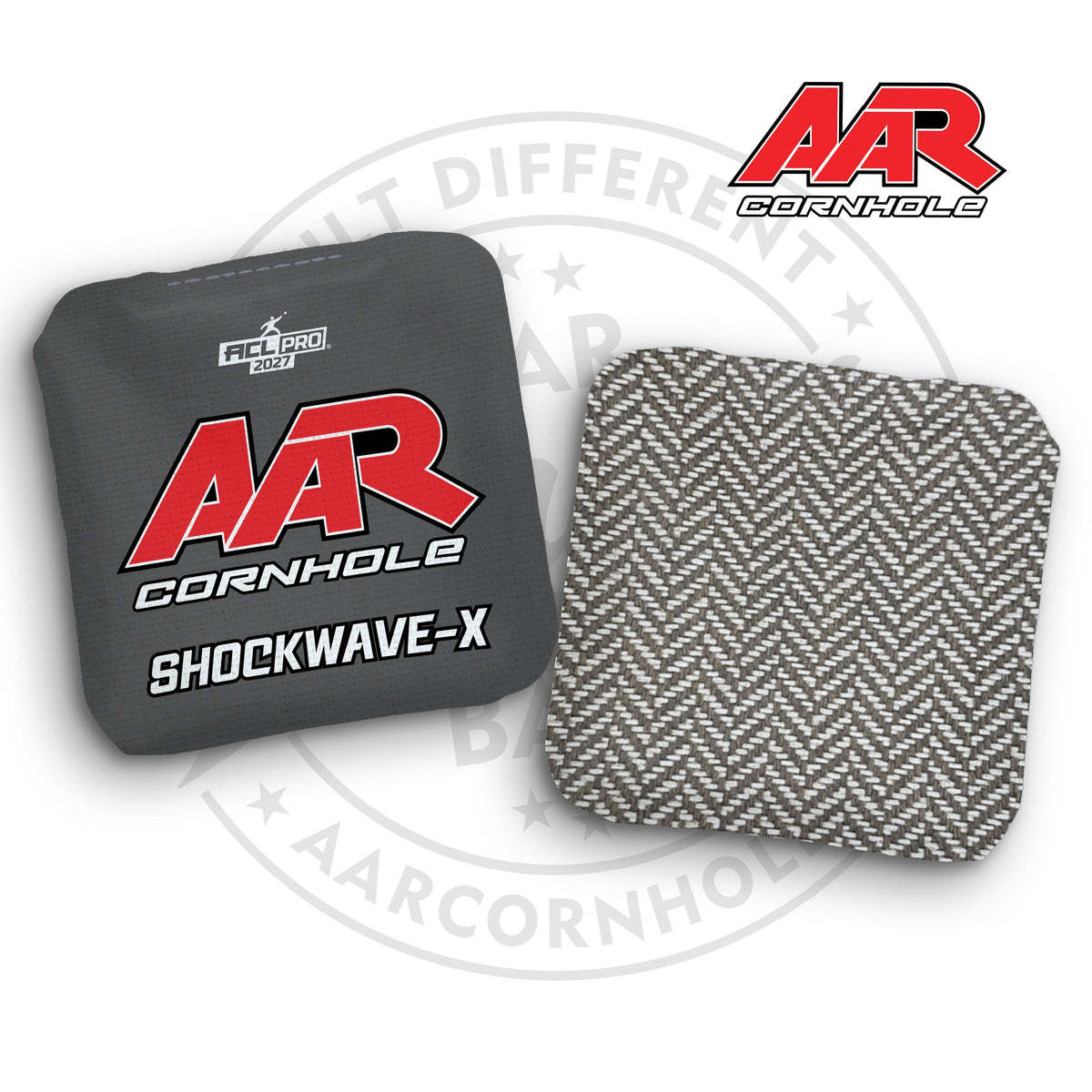 2027 AAR Shockwave-X Cornhole Bags - Solid Edition - ACL Pro Stamped - SET OF 4
