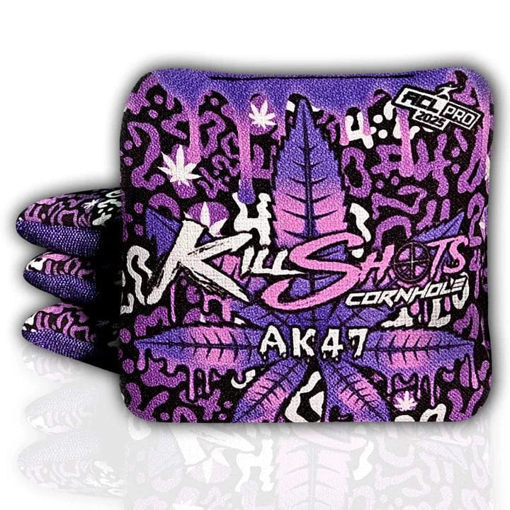 Bags 420 Drip / Yes (+$15) Killshots Cornhole | AK47 Series | Limited Designs | 2025 ACL Pro Cornhole Bags