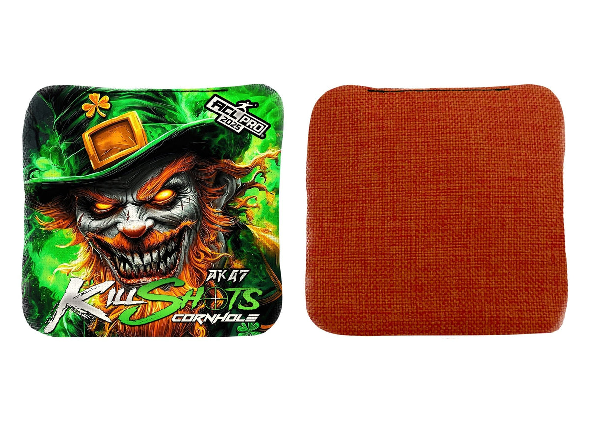 Bags SINISTER SHAMROCK / Yes (+$15) Killshots Cornhole | AK47 Series | Limited Designs | 2025 ACL Pro Cornhole Bags