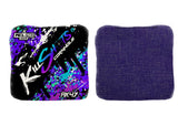 Bags Aqua Splatter / Yes (+$15) Killshots Cornhole | AK47 Series | Stock Designs | 2025 ACL Pro Cornhole Bags