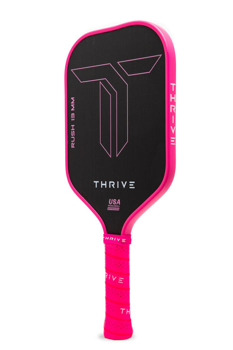 RUSH 13  SINGLES (PINK)  Includes custom weight card, paddle cover, paddle eraser, and lead weights.