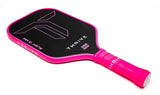 Pickleball Paddle RUSH 13 (PINK)  Includes custom weight card, paddle cover, paddle eraser, and lead weights.