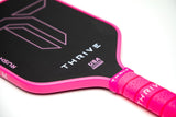 Pickleball Paddle RUSH 13  SINGLES (PINK)  Includes custom weight card, paddle cover, paddle eraser, and lead weights.