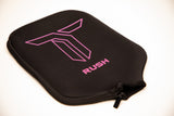 Pickleball Paddle RUSH 13 (PINK)  Includes custom weight card, paddle cover, paddle eraser, and lead weights.