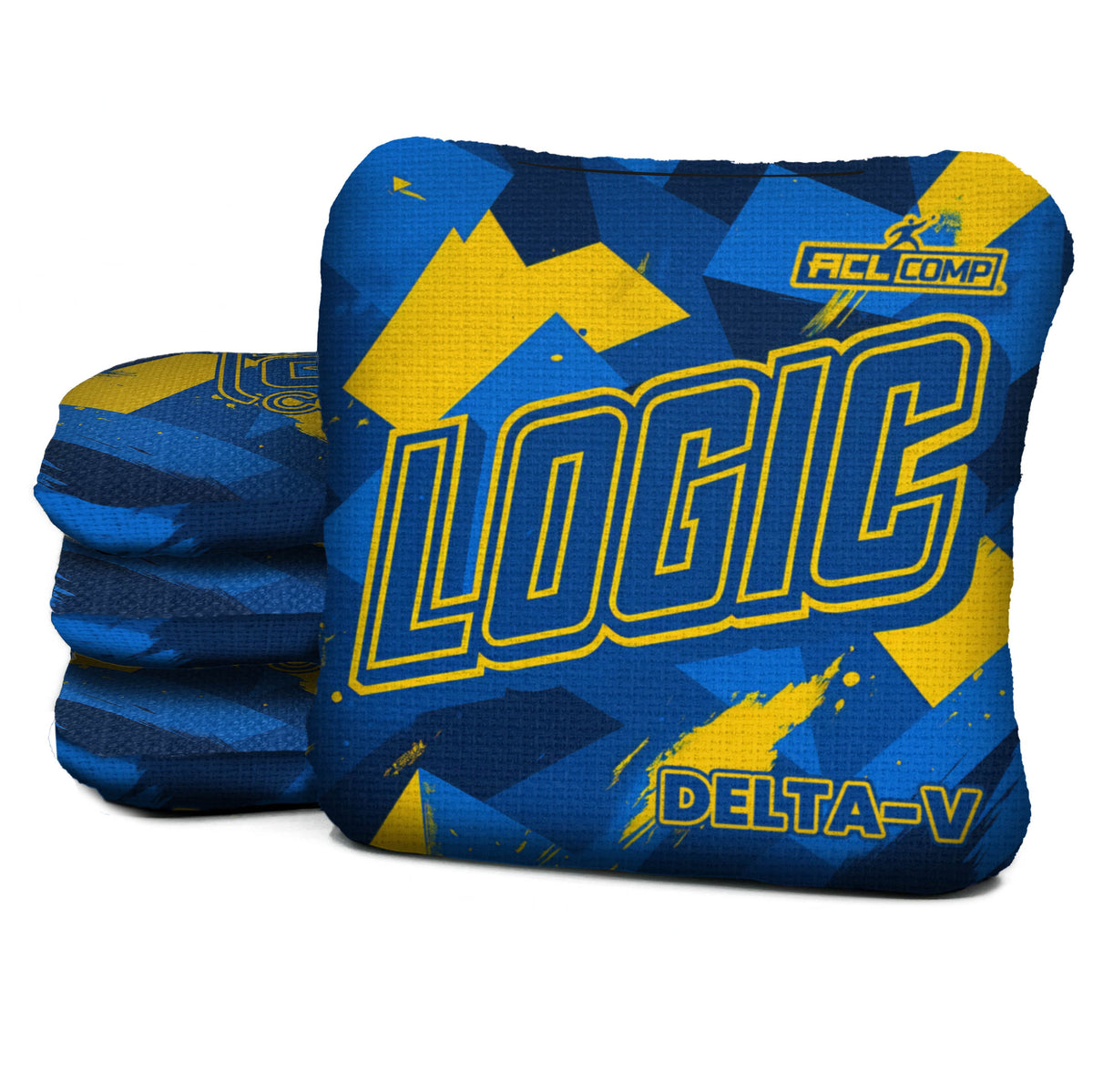 Angle Splat - Blue Yellow - ACL PRO 2027 / ACL COMP BAGS - MULTIPLE BAG SERIES - Set of 4 bags
