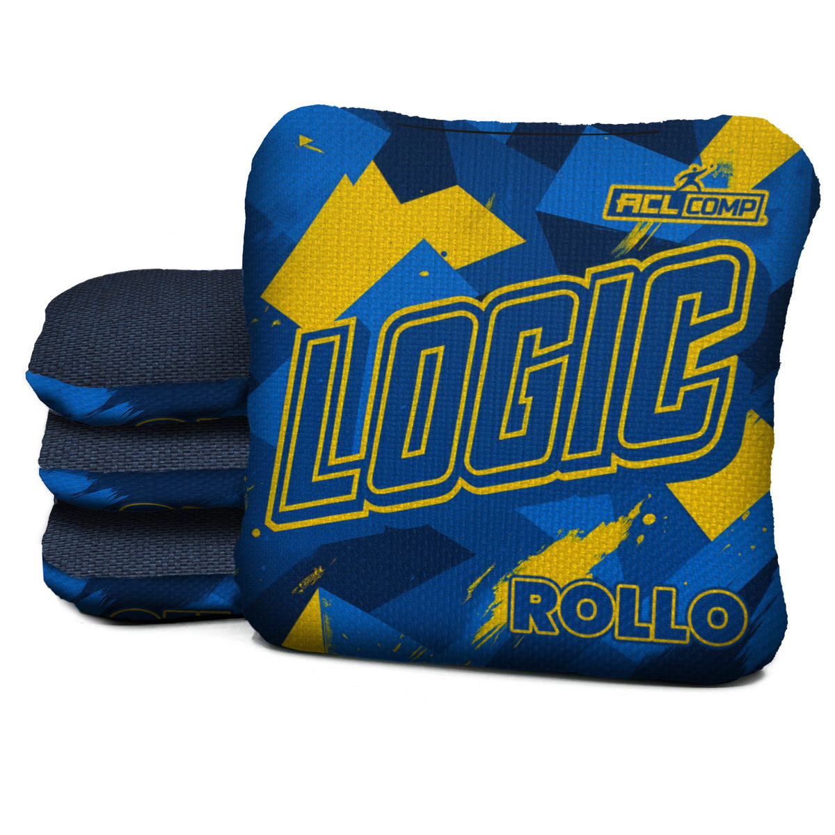 Angle Splat - Blue Yellow - ACL PRO 2027 / ACL COMP BAGS - MULTIPLE BAG SERIES - Set of 4 bags