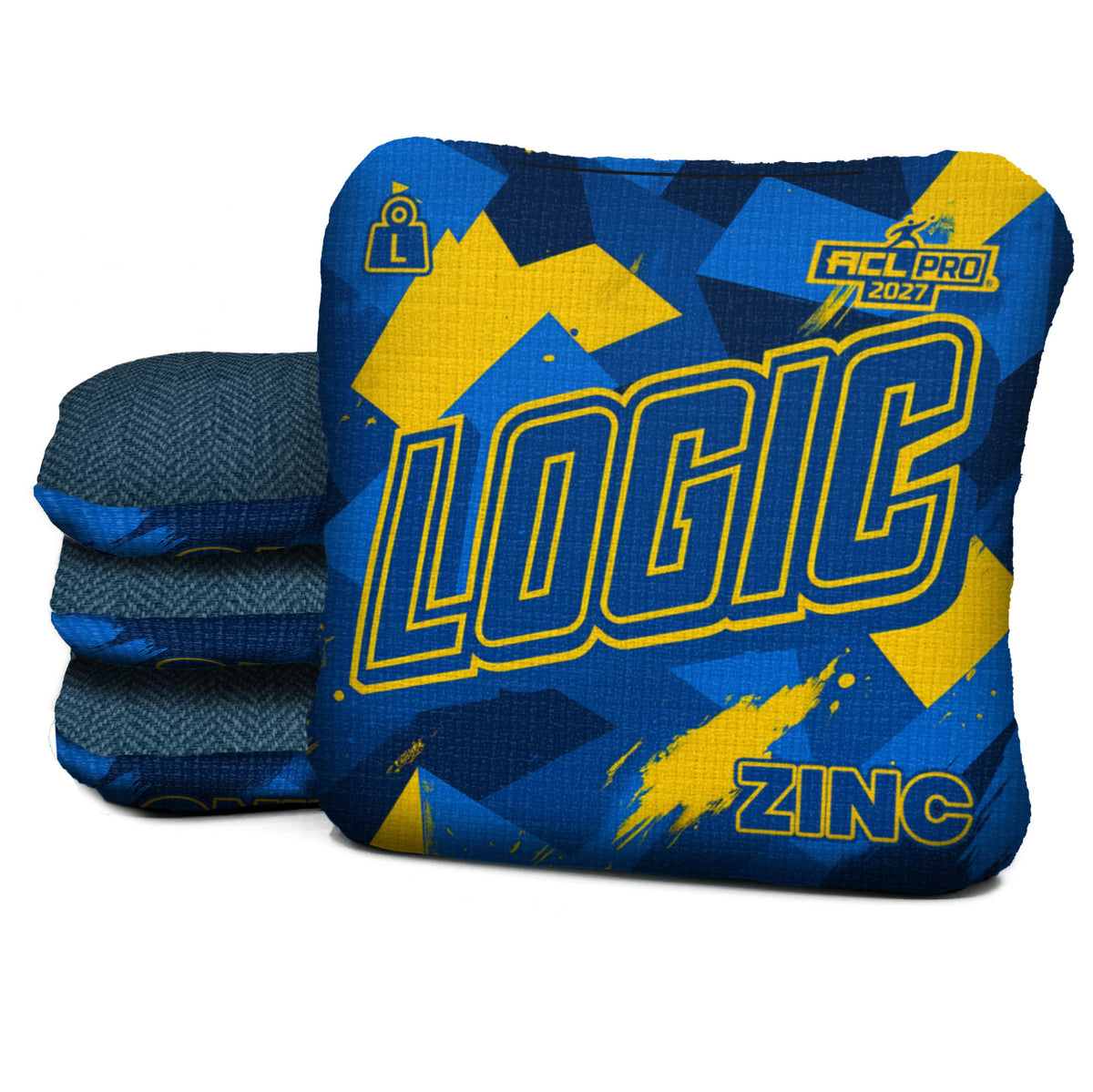 Angle Splat - Blue Yellow - ACL PRO 2027 / ACL COMP BAGS - MULTIPLE BAG SERIES - Set of 4 bags