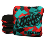 Angle Splat - Teal Red - ACL PRO 2027 / ACL COMP BAGS - MULTIPLE BAG SERIES - Set of 4 bags