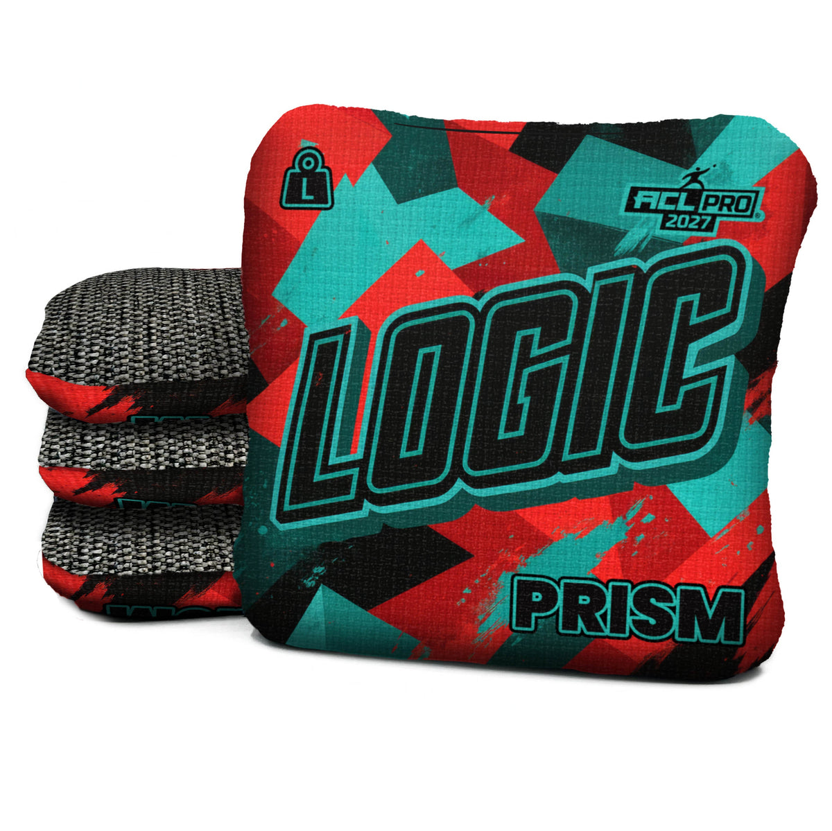 Angle Splat - Teal Red - ACL PRO 2027 / ACL COMP BAGS - MULTIPLE BAG SERIES - Set of 4 bags