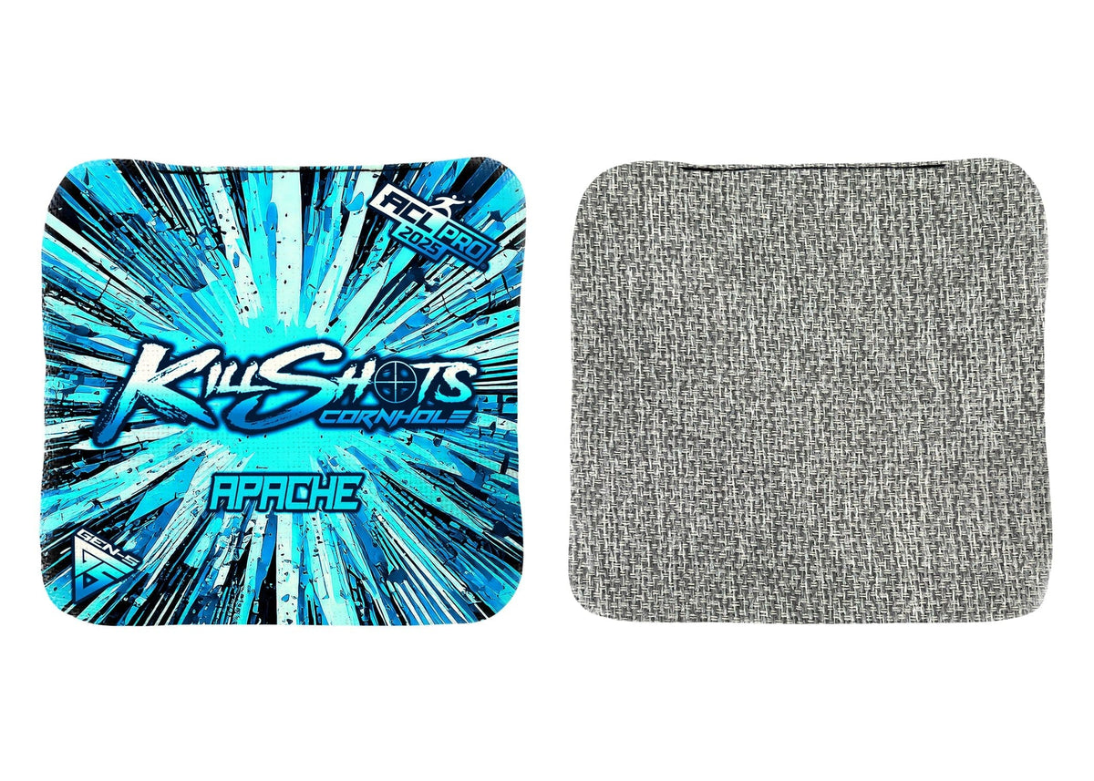 Bags Breakout Blue / No Killshots Cornhole | Apache Series | Limited Edition | 2025 ACL Pro Cornhole Bags