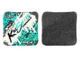 Bags Teal Splatter / No Killshots Cornhole | Apache Series | Stock Designs | 2025 ACL Pro Cornhole Bags