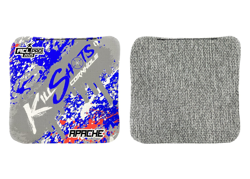 Bags USA Splatter / Yes (+$15) Killshots Cornhole | Apache Series | Stock Designs | 2025 ACL Pro Cornhole Bags