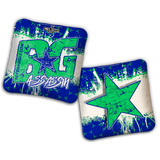 2027 BG Multiple Bag Models - "BROKEN HEX" - ACL Comp Stamped Cornhole Bags - SET OF 4 BAGS