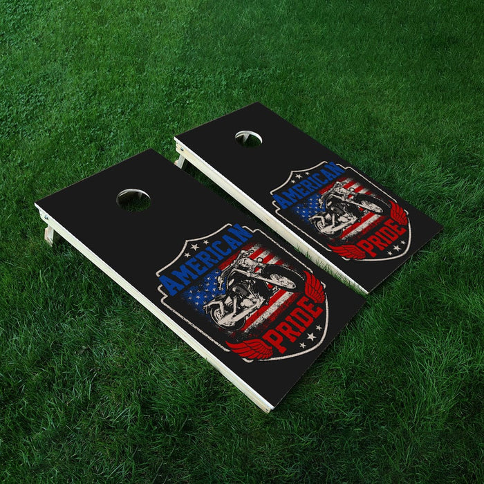 American Pride Cornhole Boards Wraps (Set of 2)