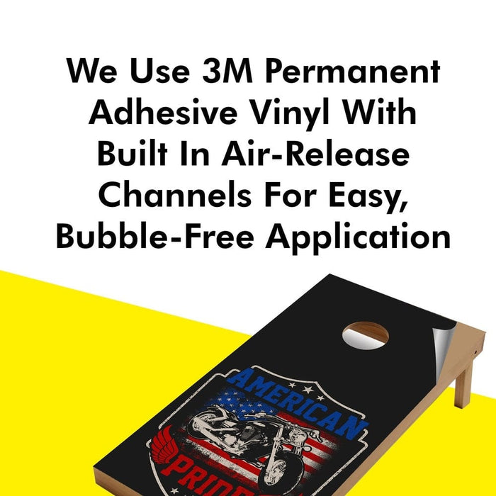 American Pride Cornhole Boards Wraps (Set of 2)