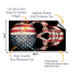 American Skull Cornhole Boards Wraps (Set of 2)