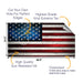 American Flag Cornhole Boards Wraps (Set of 2)