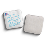 2027 Brotherhood Cornhole Bastion X White Outline Edition ACO Stamped Cornhole Bags