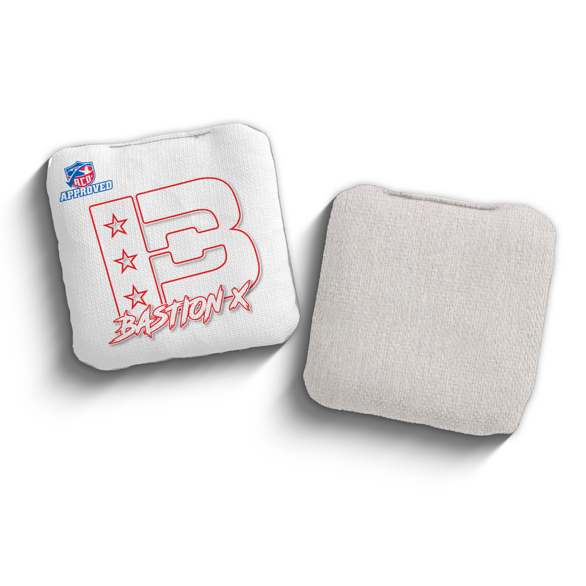 2027 Brotherhood Cornhole Bastion X White Outline Edition ACO Stamped Cornhole Bags