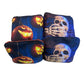 Cornhole Bag Halloween Pumpkin/Skeleton Slick and Stick Bags