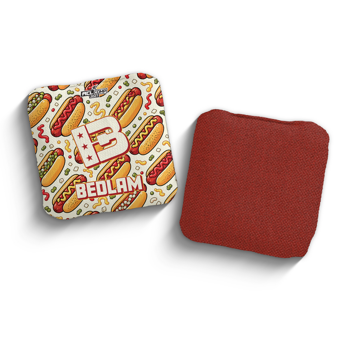 2027 Brotherhood Cornhole Bedlam "The Glizzy" Edition ACL Comp Stamped Cornhole Bags