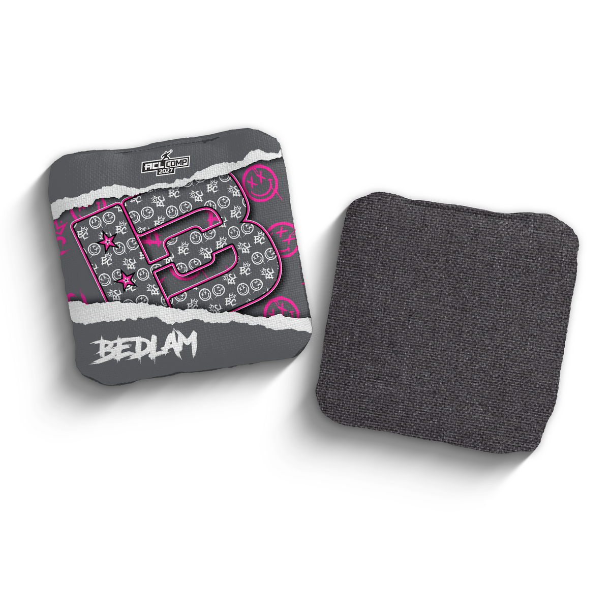 2027 Brotherhood Cornhole Bedlam Torn Edition ACL Comp Stamped Cornhole Bags