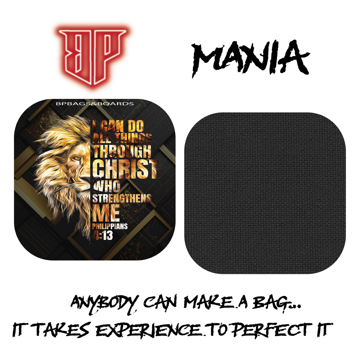 BP Mania Faith Backyard Cornhole Bags
