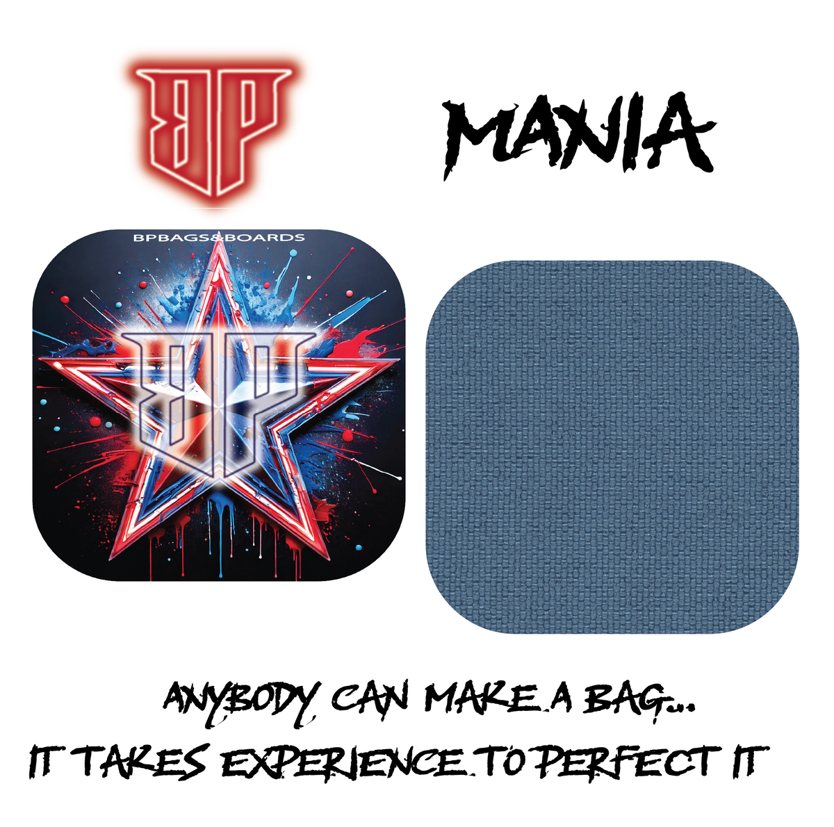 BP Mania Neon Stars Backyard Cornhole Bags