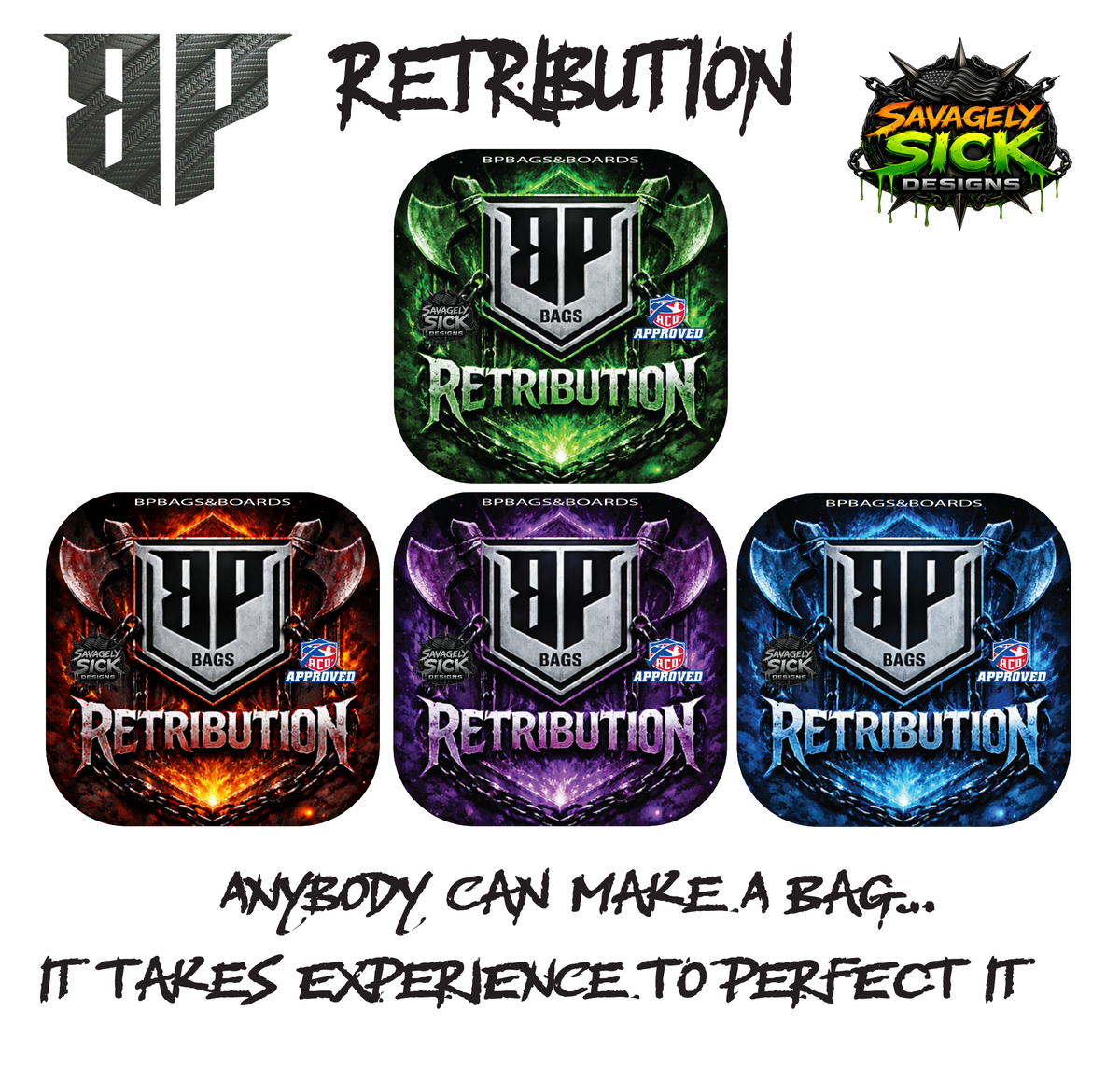 ACO BP Retribution 5.5/8 Speed (Set of 4)