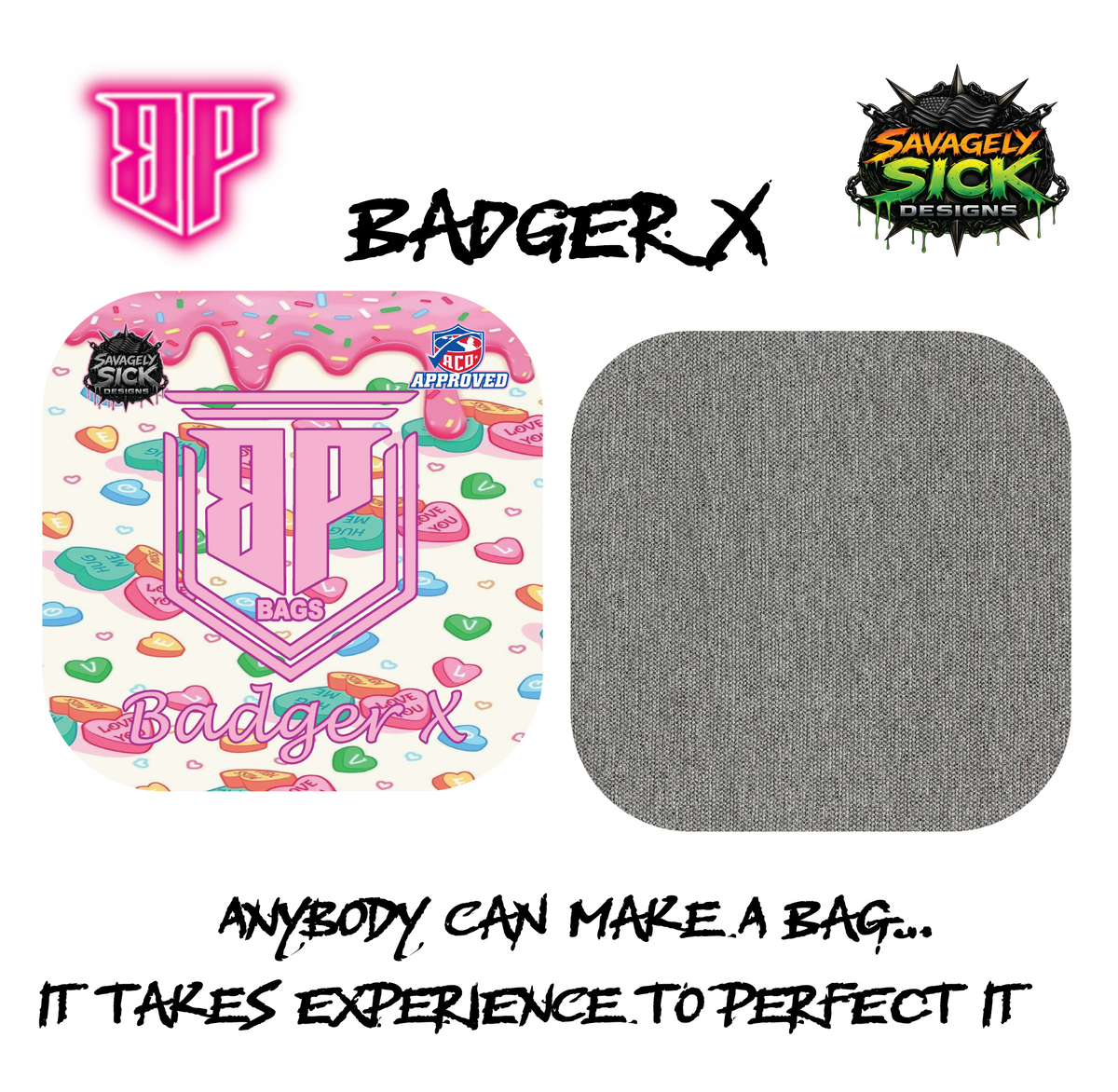 BP Bags/Savagely Sick Designs Candy Crush Drop (Any ACO bag Series)