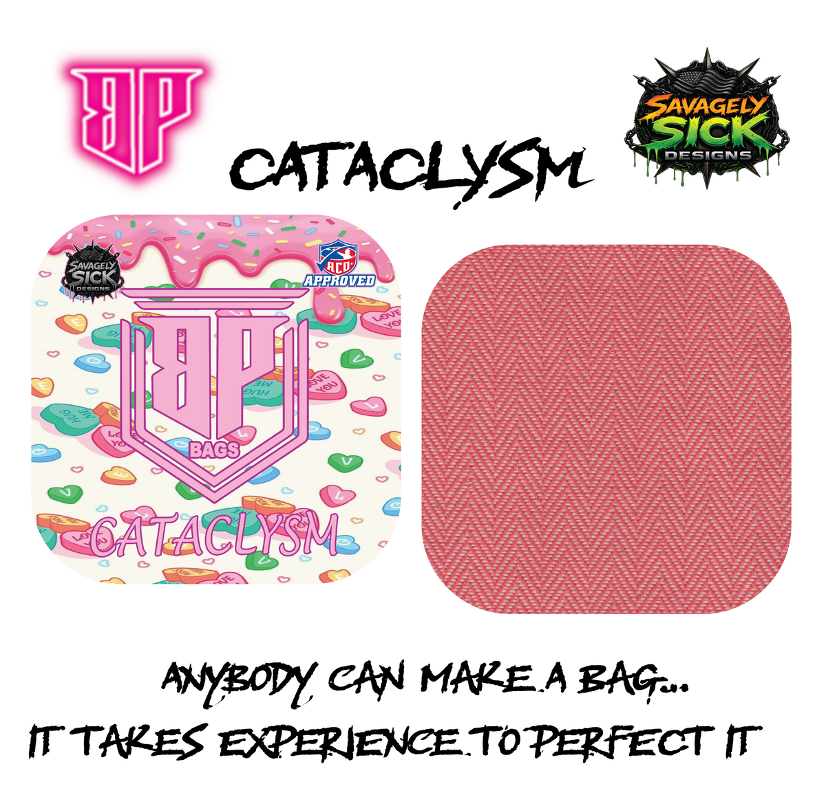 BP Bags/Savagely Sick Designs Candy Crush Drop (Any ACO bag Series)