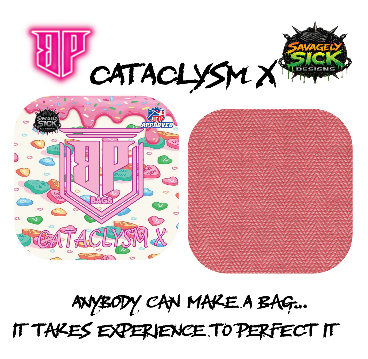 BP Bags/Savagely Sick Designs Candy Crush Drop (Any ACO bag Series)