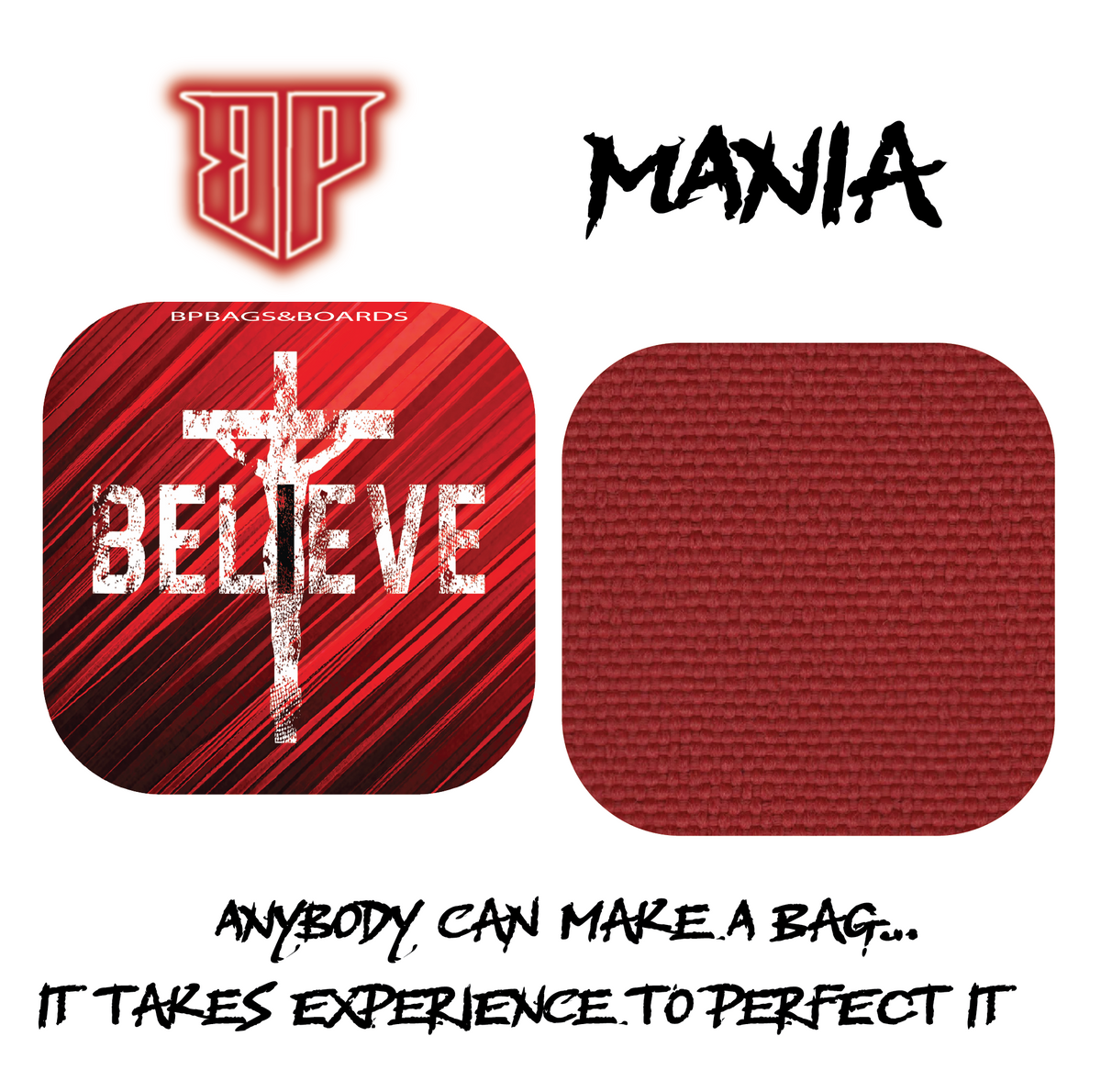 BP Mania Faith Backyard Cornhole Bags