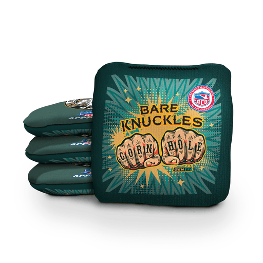Cornhole Bags Bare Knuckle Bags - ACO Approved - Bare Knuckles - Generation 2 - Pro Cornhole Bags