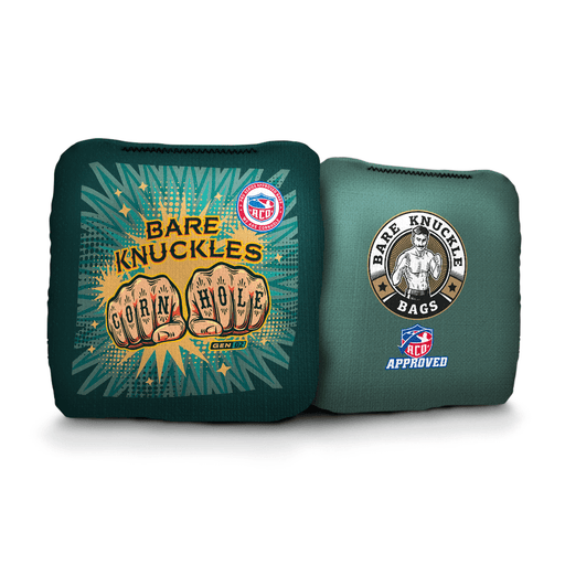 Cornhole Bags Bare Knuckle Bags - ACO Approved - Bare Knuckles - Generation 2 - Pro Cornhole Bags