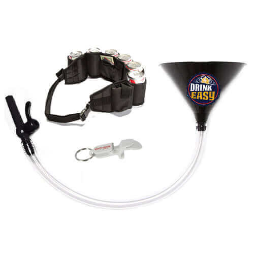 Beer Funnel Party Pack – Funnel, Shotgun Key Chain & Beer Belt