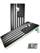 cornhole boards Black and White American Flag Cornhole Boards