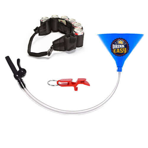 Beer Funnel Party Pack – Funnel, Shotgun Key Chain & Beer Belt
