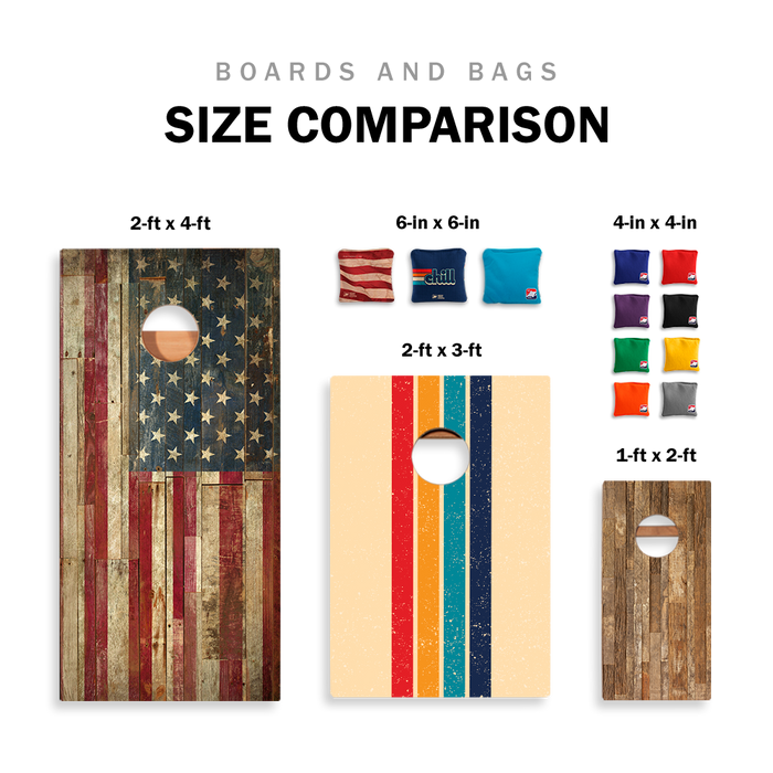 1980 Graphic Star Cornhole Boards