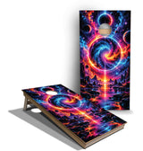 Cornhole Boards - Tournament Series - Cosmic Neon