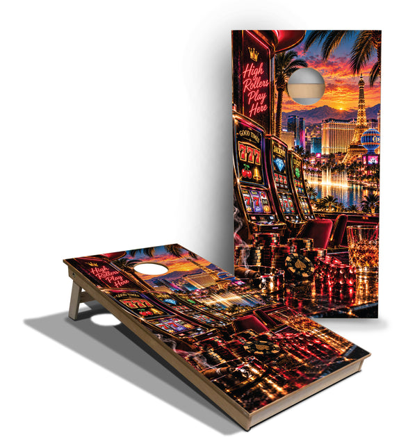 Cornhole Boards - Tournament Series - Las Vegas High Rollers