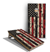 Cornhole Boards - Tournament Series - Rustic Flag