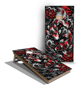 Cornhole Boards - Tournament Series - Koi Red